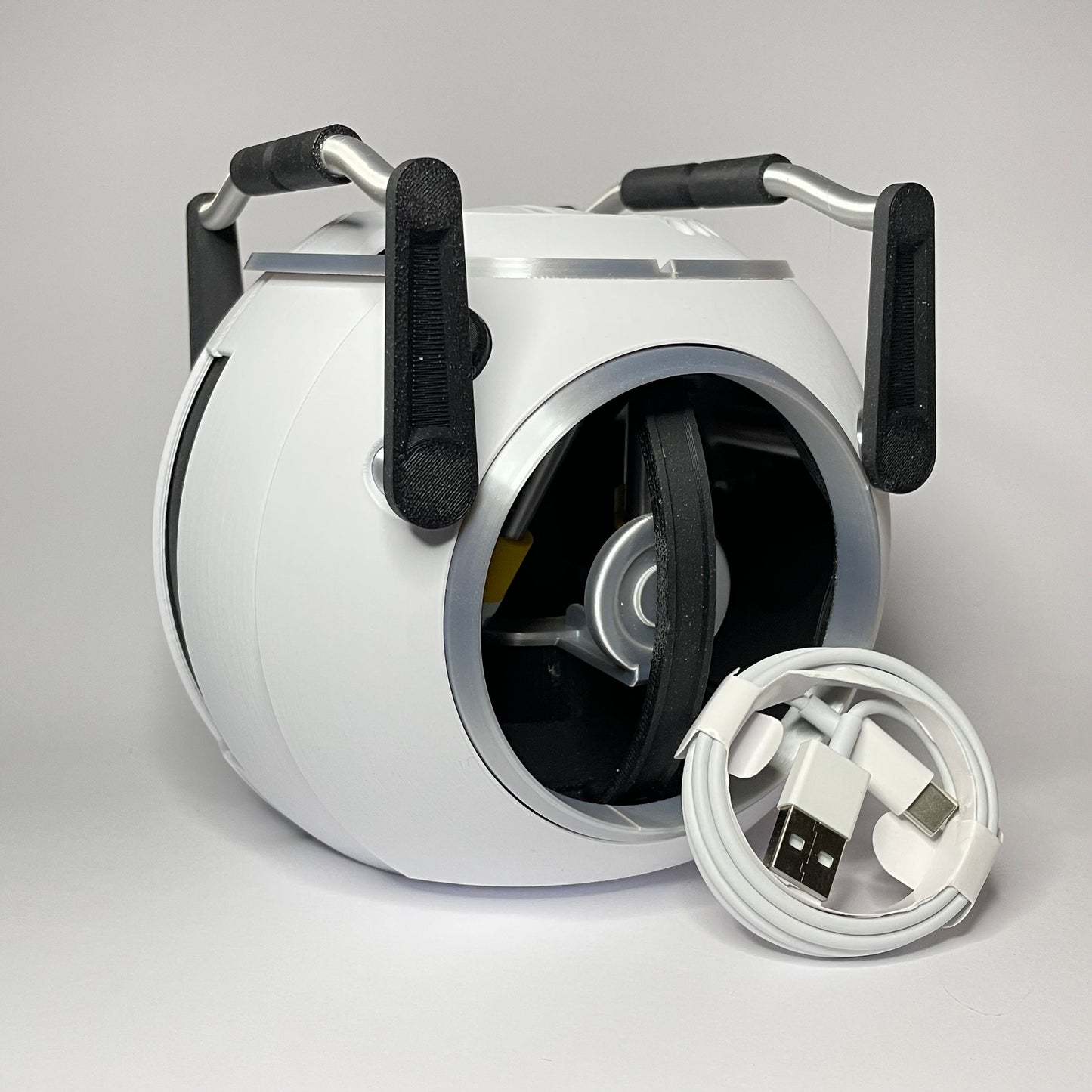 Wheatley | Extra grote 3D-geprint Portal core | 16cm met LED oog