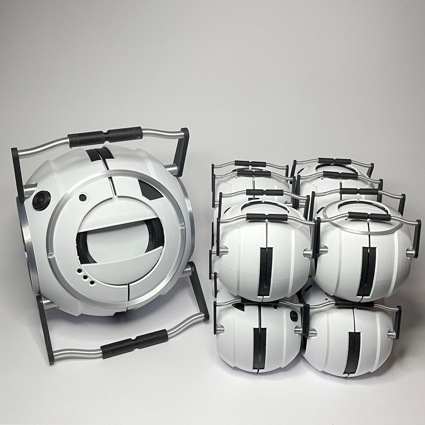 Wheatley | Extra grote 3D-geprint Portal core | 16cm met LED oog