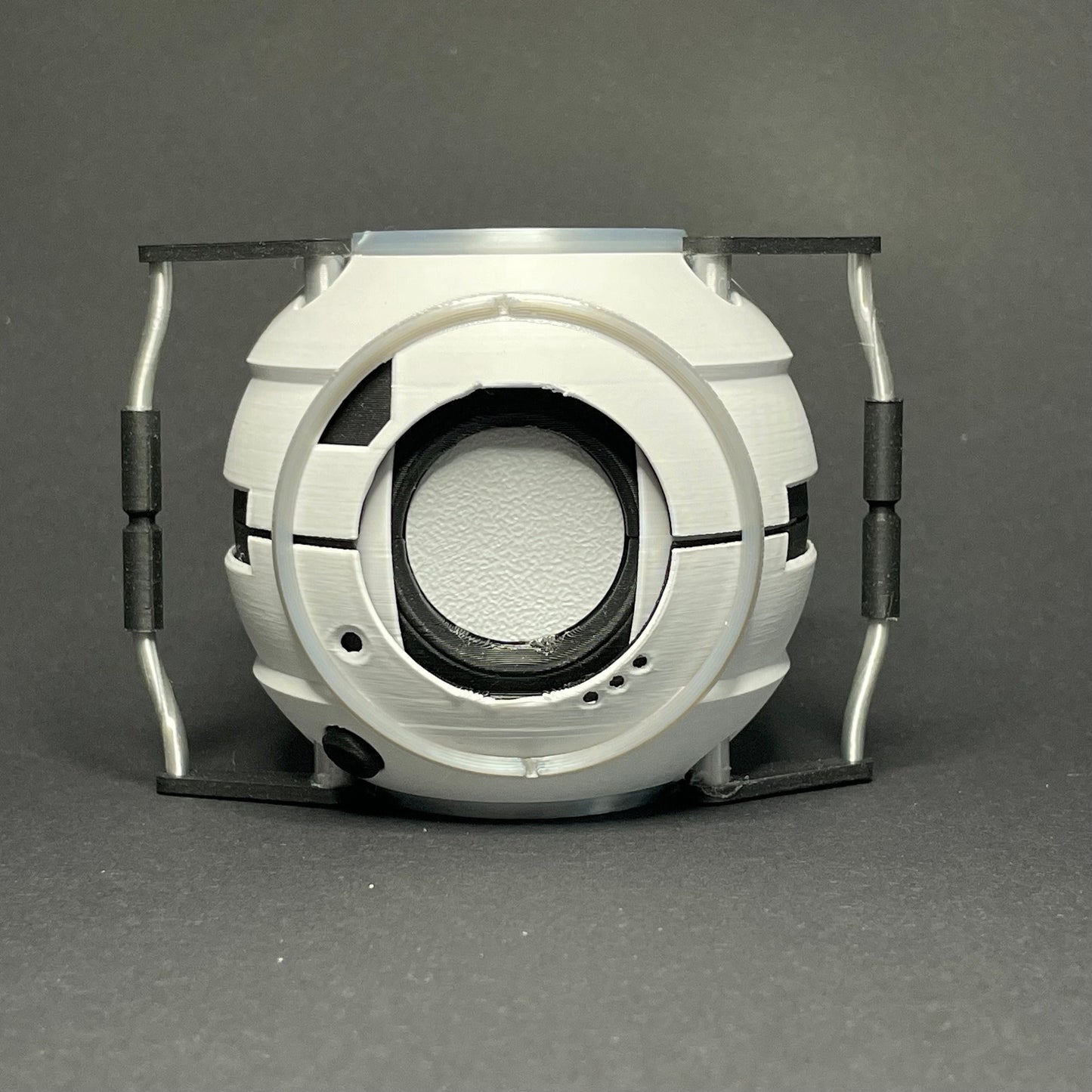 Wheatley | 3D-geprint Portal core | 8cm met LED oog