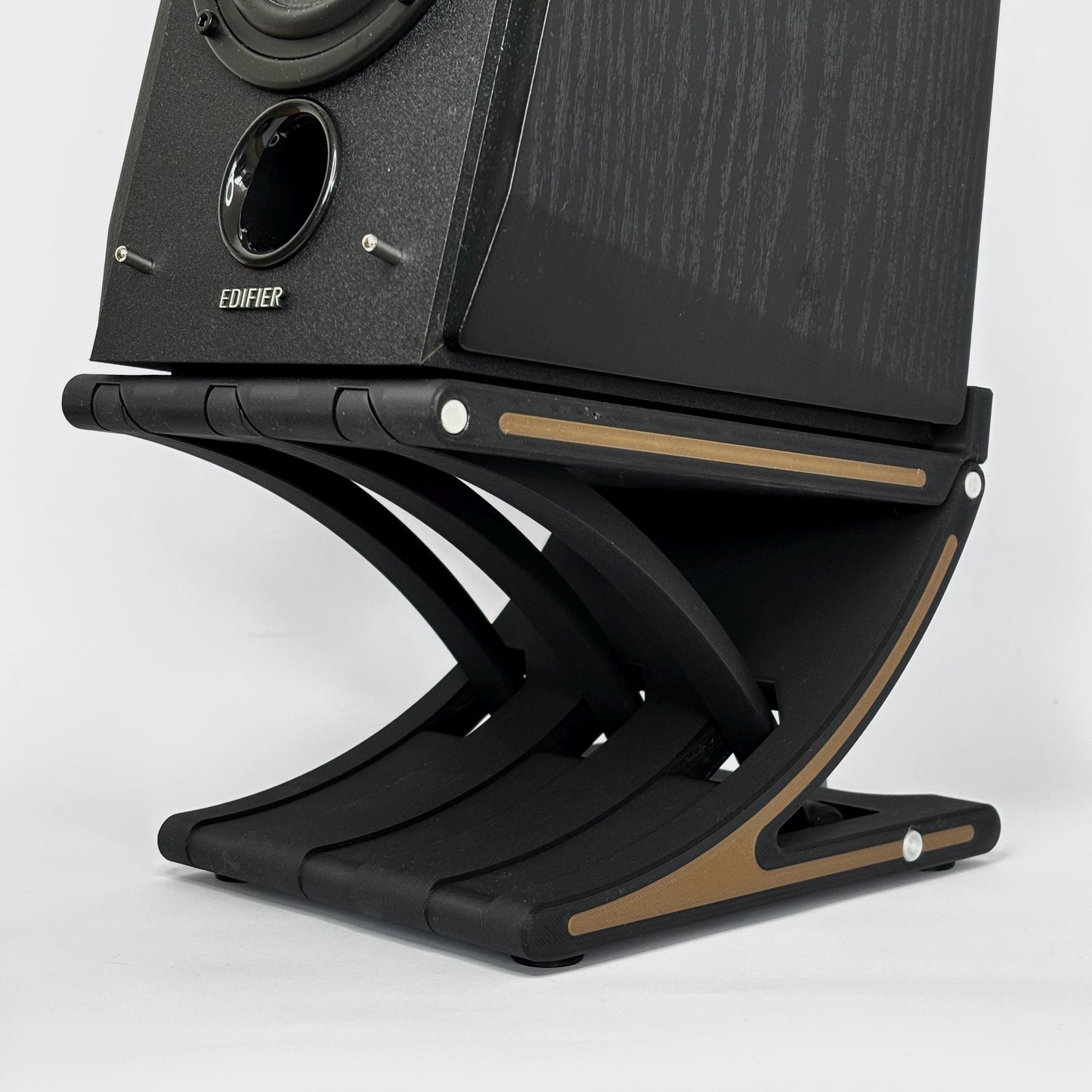 Verstelbare speaker standaard | Stereoplatform met anti vibratie voeten