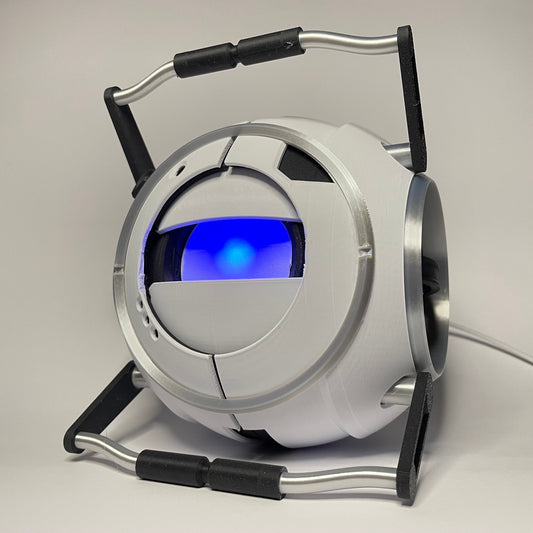 Wheatley | Extra grote 3D-geprint Portal core | 16cm met LED oog