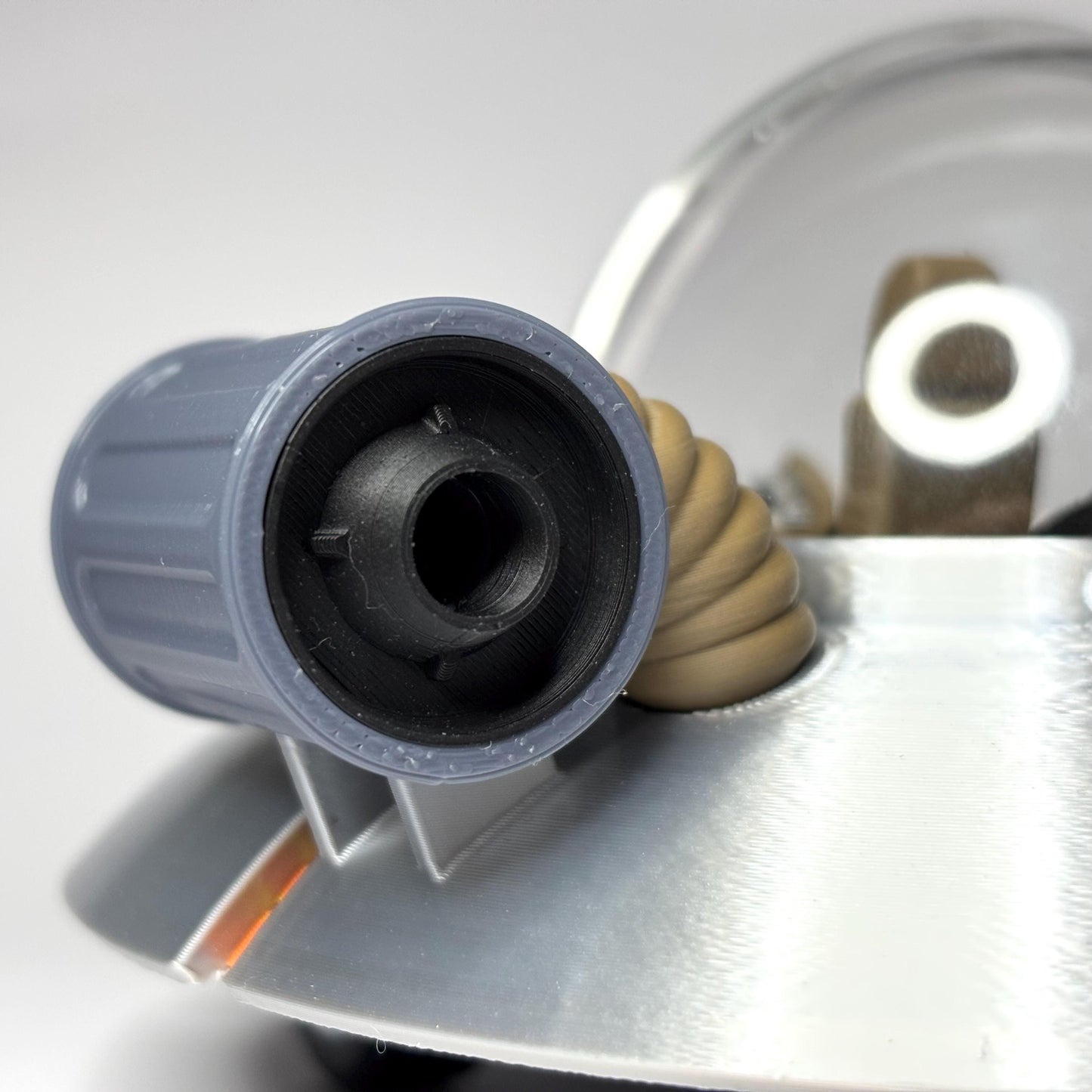 Space Cruiser uit Rick and Morty | 3D geprint model met zichtbaar interieur