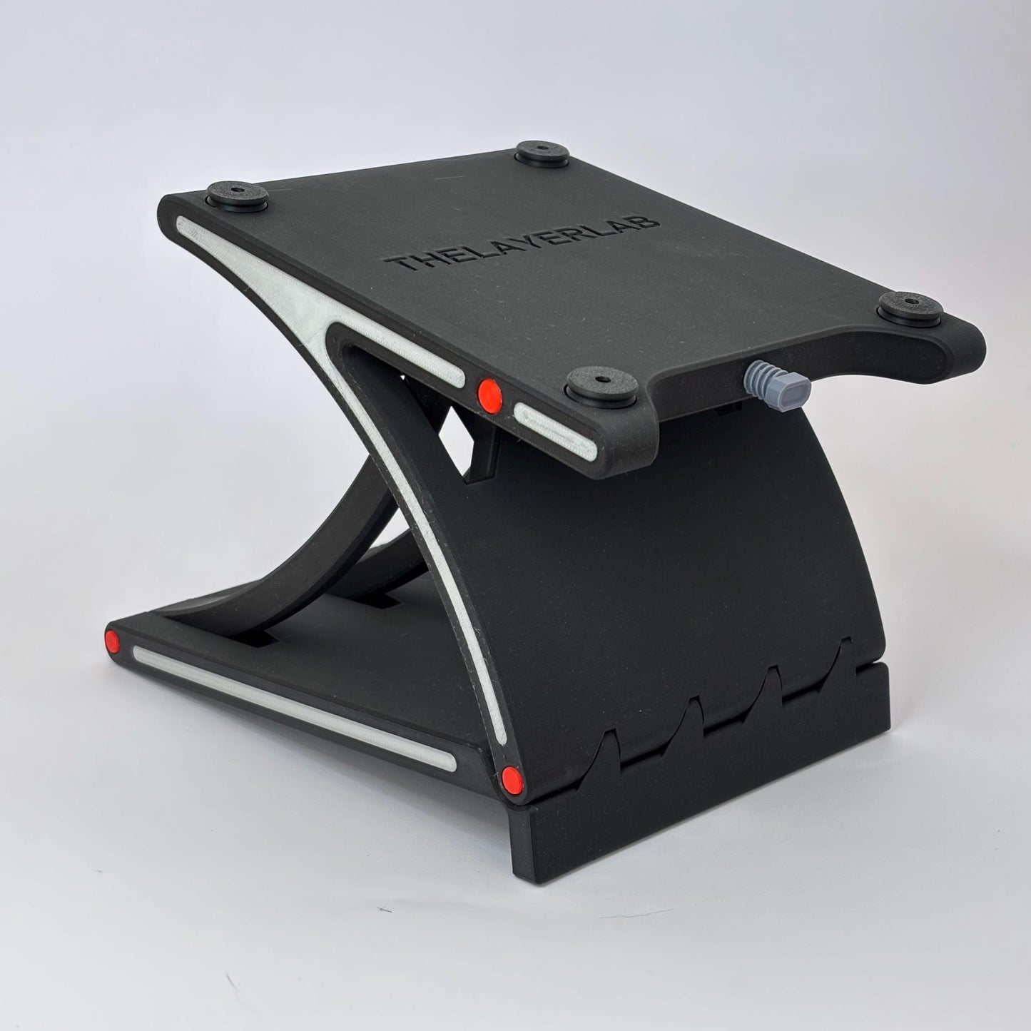 Verstelbare speaker standaard | Stereoplatform met anti vibratie voeten