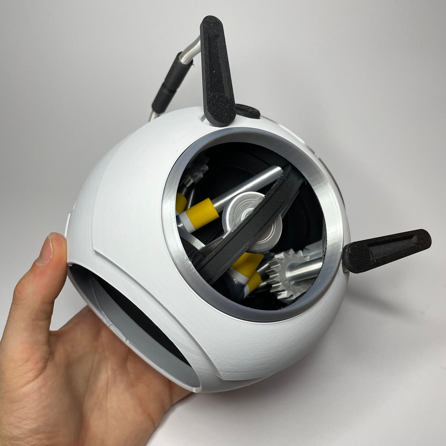 Wheatley | Extra grote 3D-geprint Portal core | 16cm met LED oog